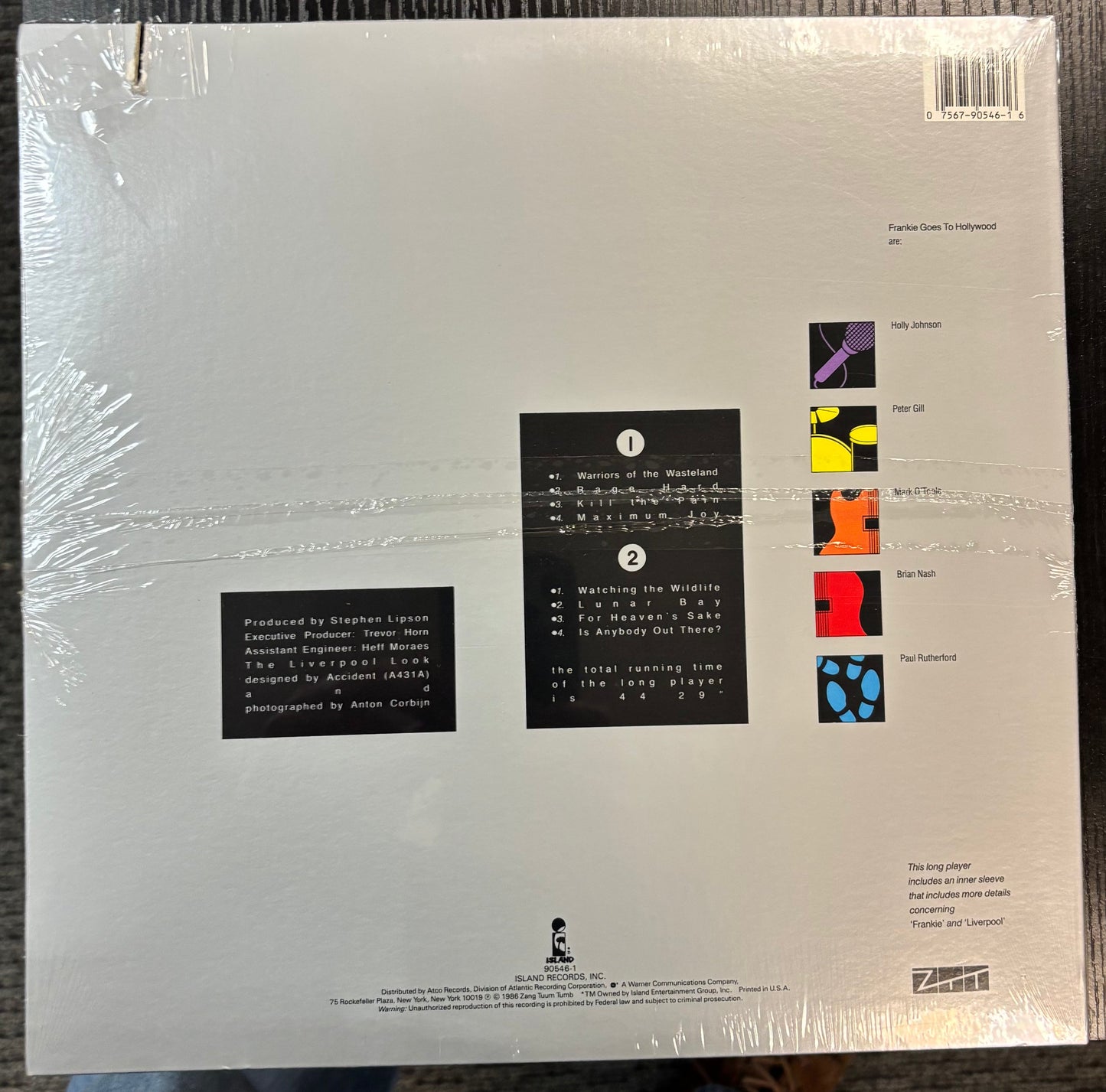 FRANKIE GOES TO HOLLYWOOD - Liverpool Vinyl LP Record *CUTOUT*