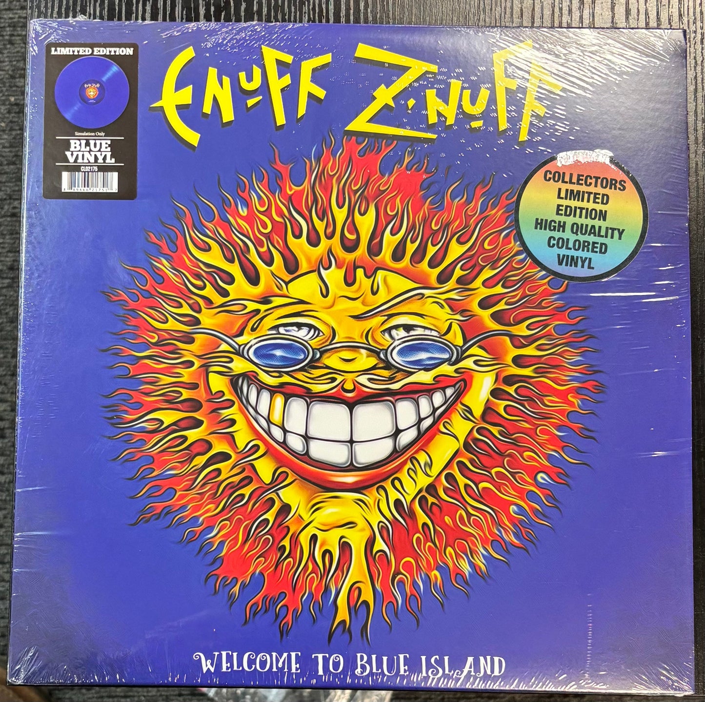ENUFF ZNUFF - Welcome To Blue Island (Color Vinyl) LP Record