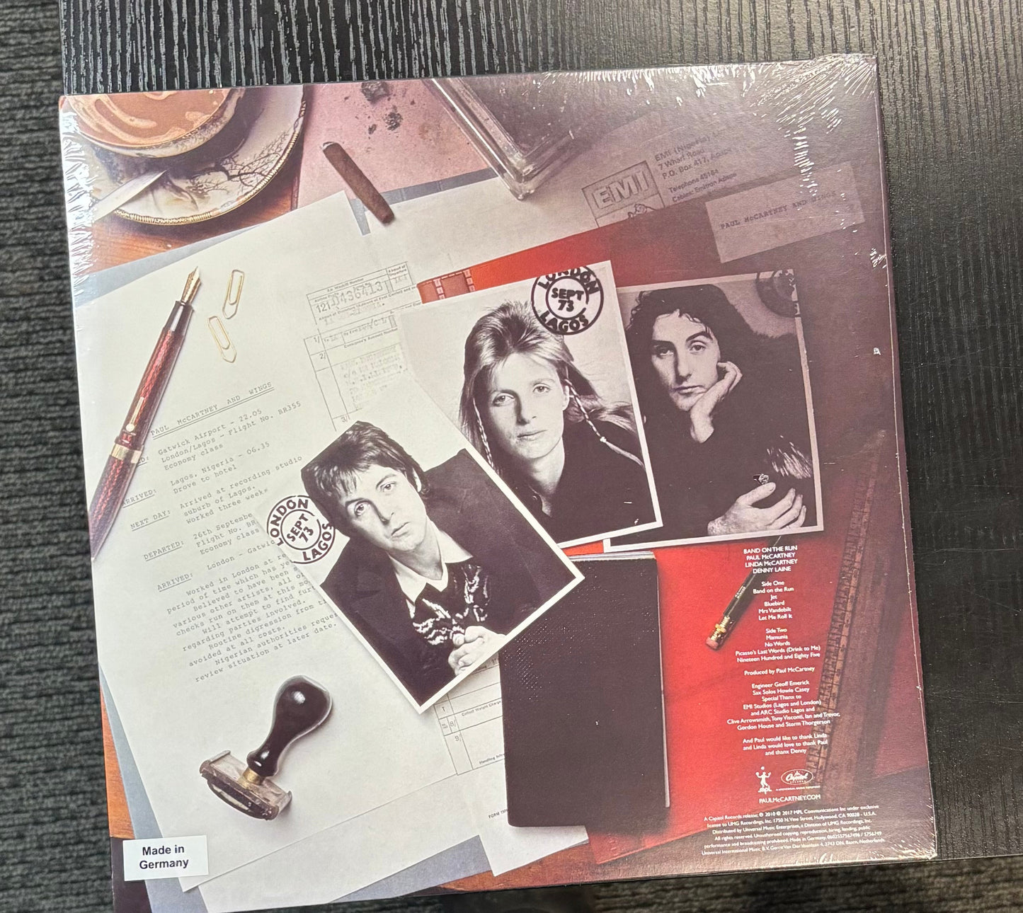Paul McCartney & Wings – Band On The Run [180G] Vinyl LP Record