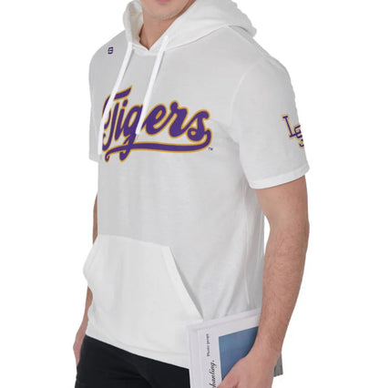 LSU Baseball Pregame Short Sleeve Hoodie T-Shirt