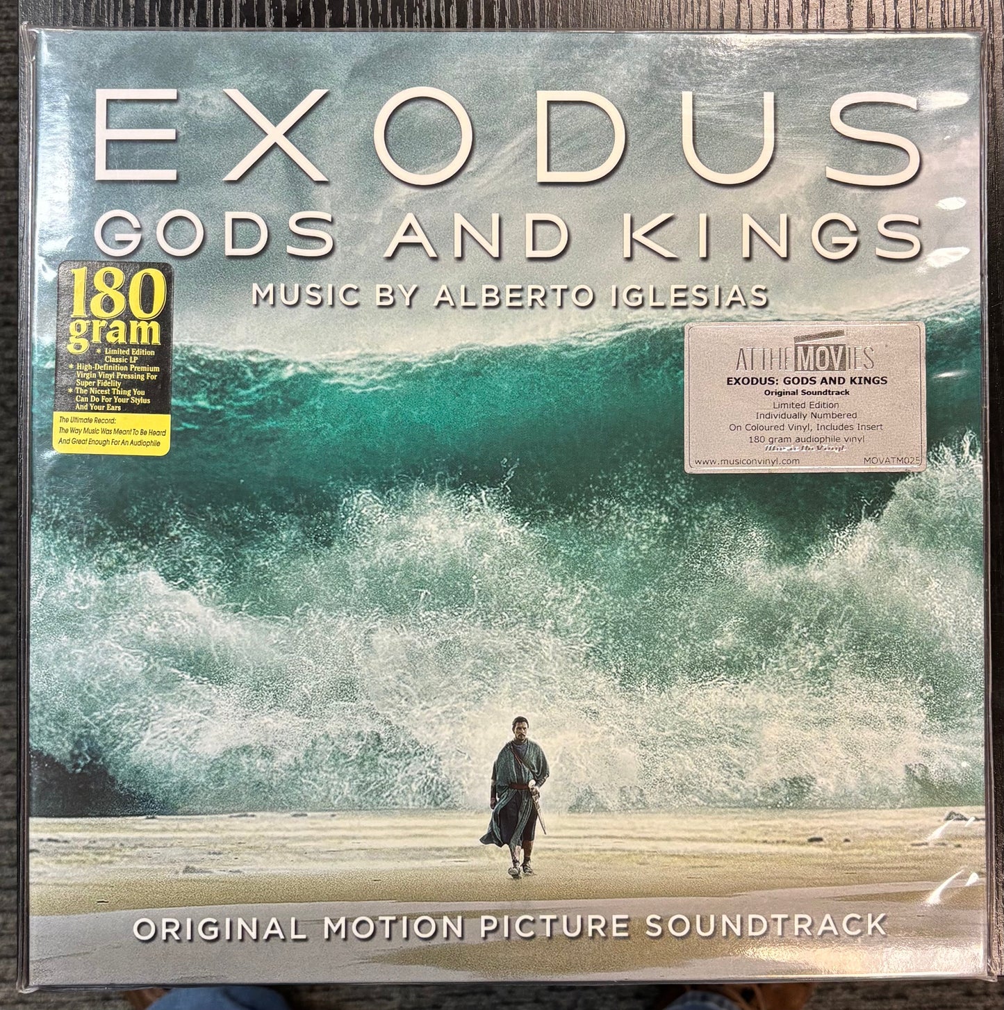 Exodus: Gods And Kings - Alberto Iglesias ‎OST (Original Motion Picture Soundtrack) 2x Vinyl LP Record
