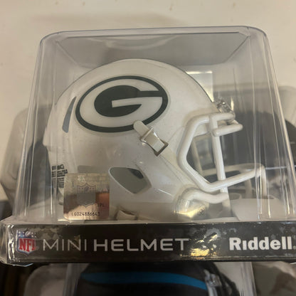 Green Bay Packers NFL Mini Speed Football Helmet 2024 On-Field Alternate