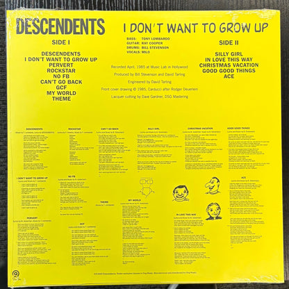 Descendents – I Don't Want To Grow Up (Color Vinyl) LP Record