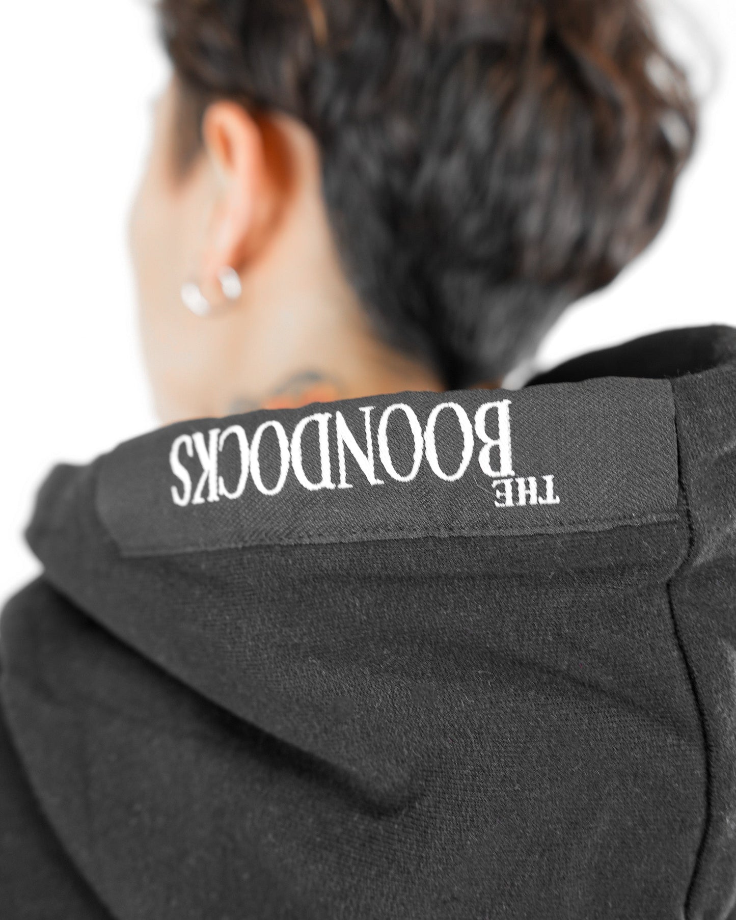 The Boondocks - Future Huey & Riley Black Knit Mens Hoodie