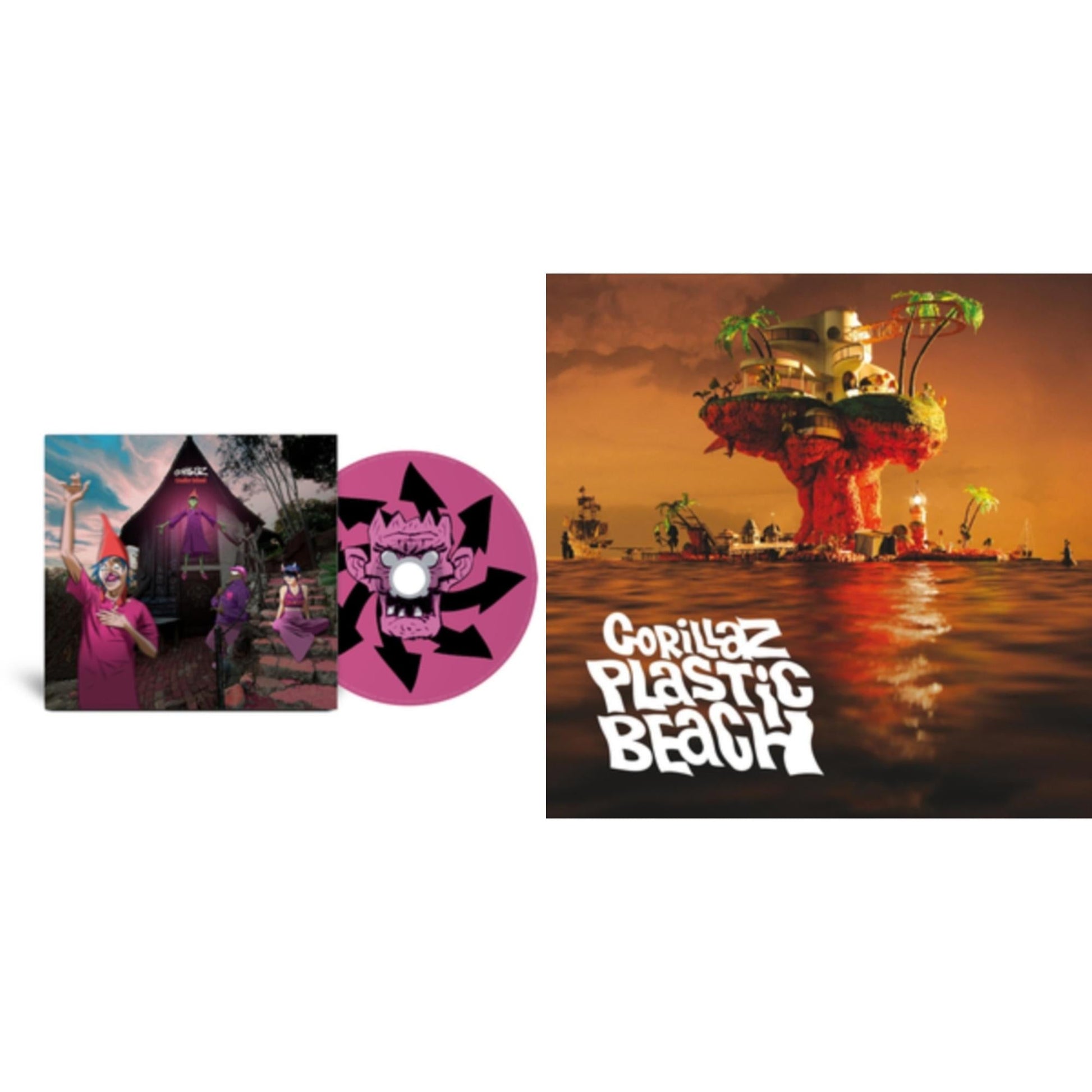 Gorillaz - Cracker Island & Plastic Beach - CD Bundle