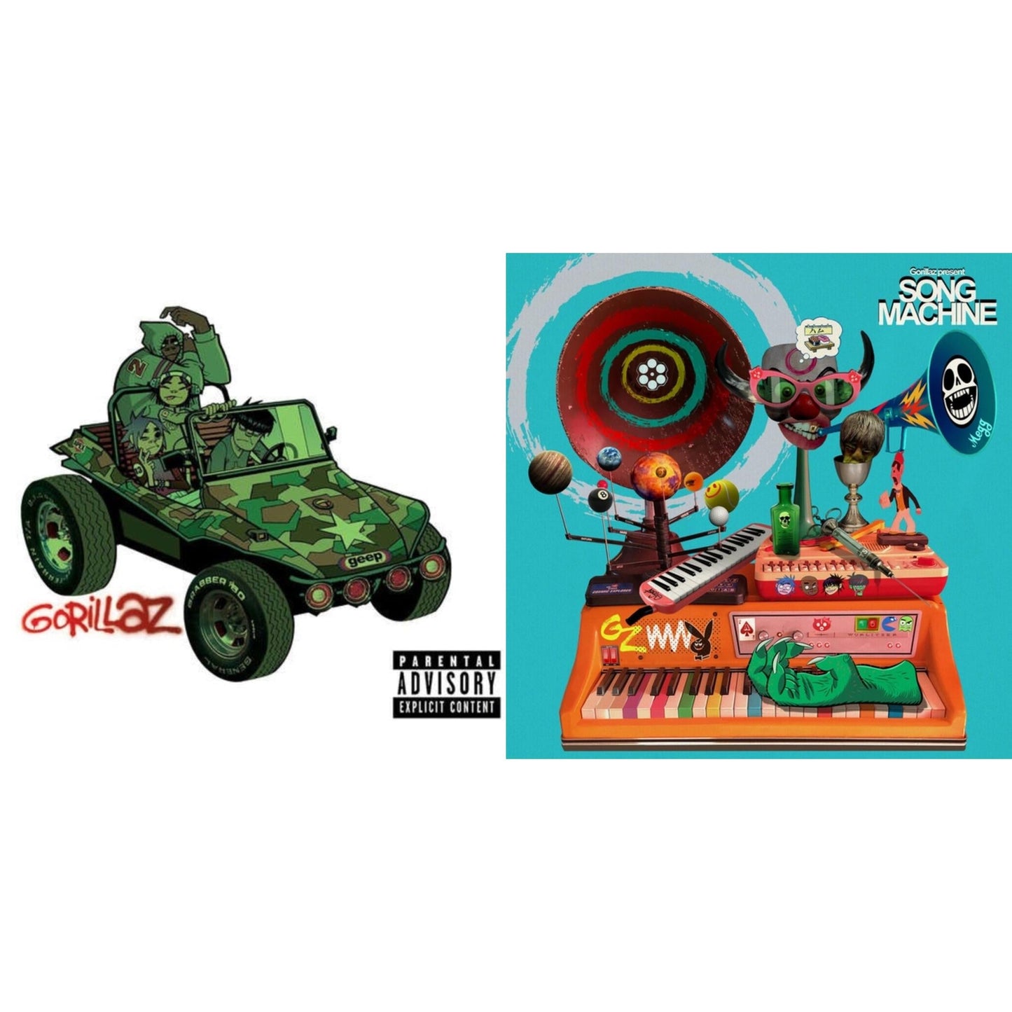 Gorillaz - Song Machine: Season One & Gorillaz - LP Vinyl Bundle