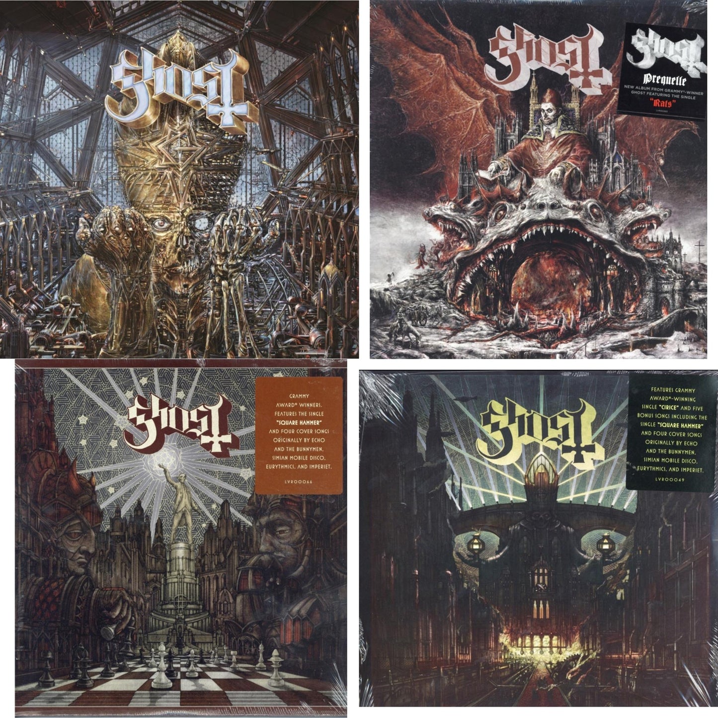 Ghost - Meliora (Deluxe Edition) & Popestar & Prequelle (LP) & Impera