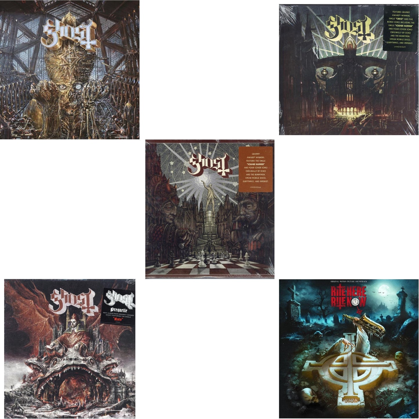 Ghost - Meliora (Deluxe Edition) & Popestar & Prequelle (LP) & Impera & Rite Here Rite Now (Ost) (2LP)