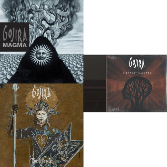 Gojira - Magma (Dl Card) & L'enfant Sauvage (2LP/Orange Vinyl) & Fortitude