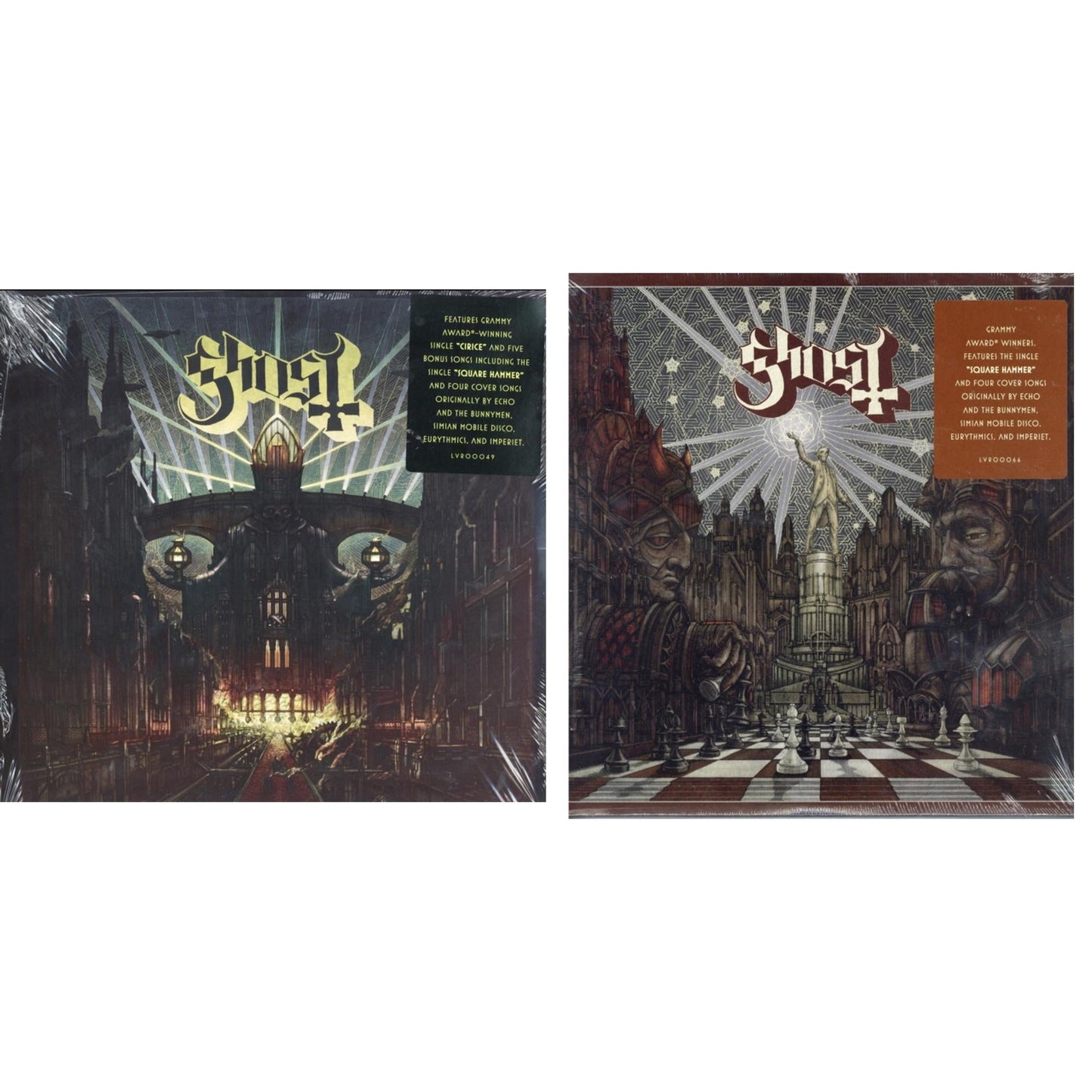Ghost - Meliora (Deluxe Edition) & Popestar - LP Vinyl Bundle