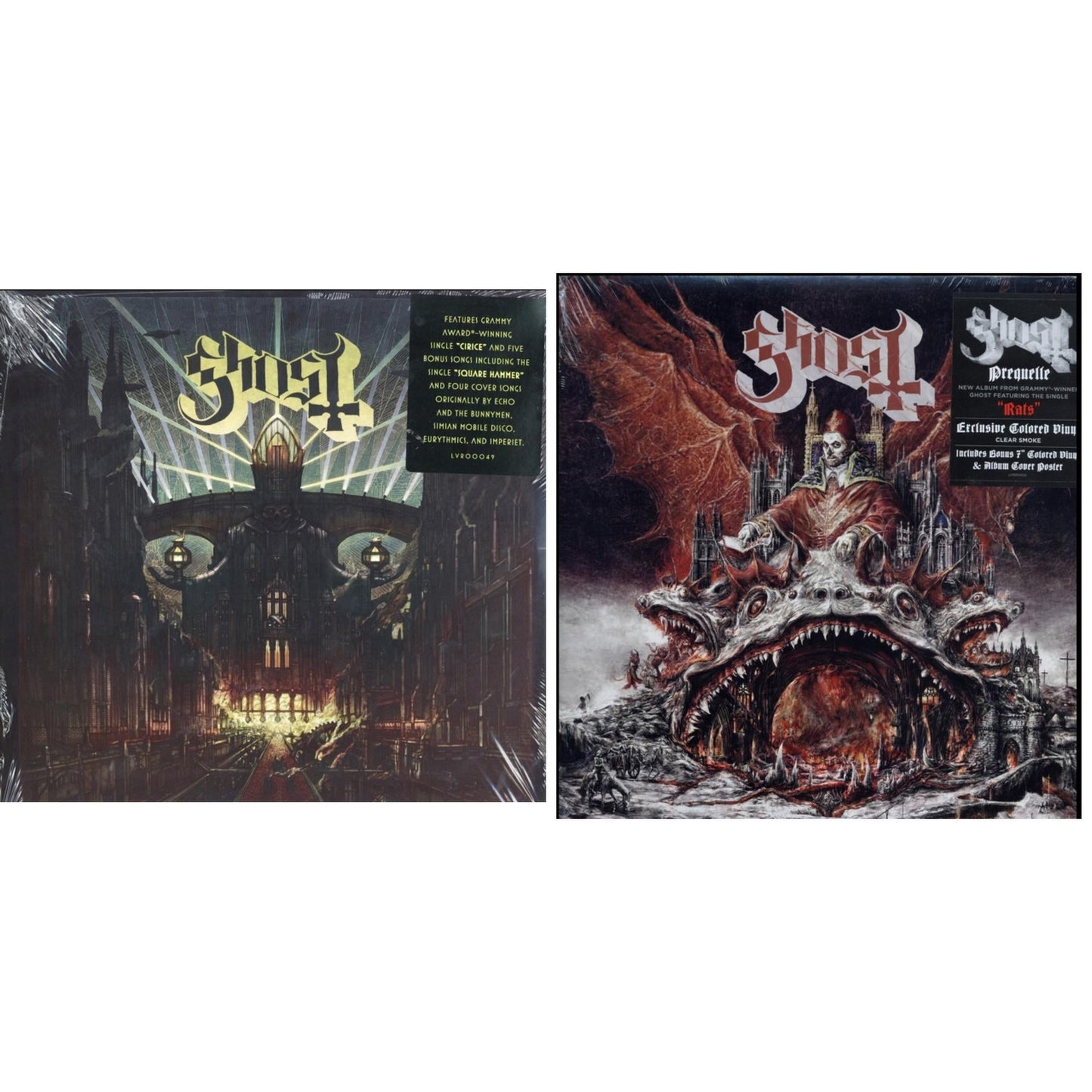 Ghost - Meliora (Deluxe Edition) & Prequelle (LP/Clear Smoke 7 Inch)