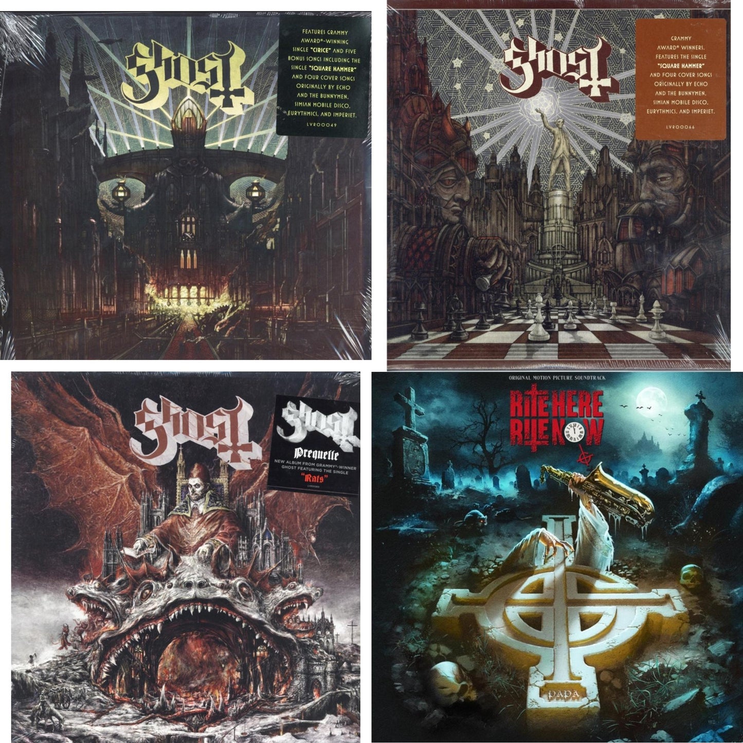 Ghost - Meliora (Deluxe Edition) & Popestar & Prequelle (LP) & Rite Here Rite Now (Ost) (2LP)