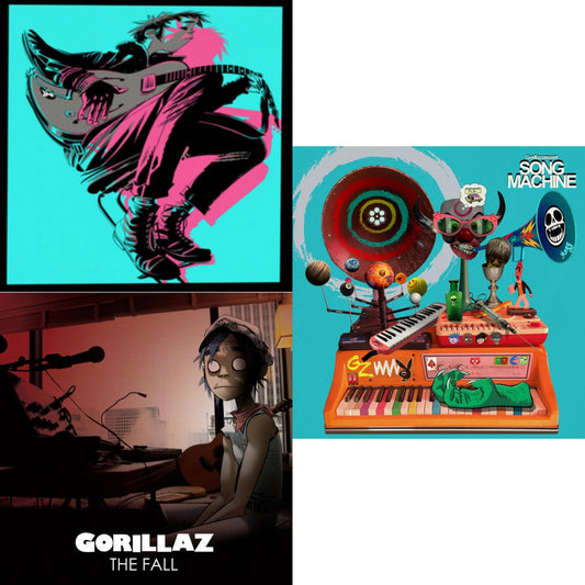 Gorillaz - Song Machine: Season One & Fall & Now Now (180G/Dl Code) - LP Vinyl Bundle