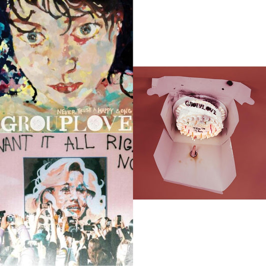 Grouplove - Never Trust A Happy Song (Green LP Vinyl) & This Is This & I Want It All Right Now (Baby Pink LP Vinyl)