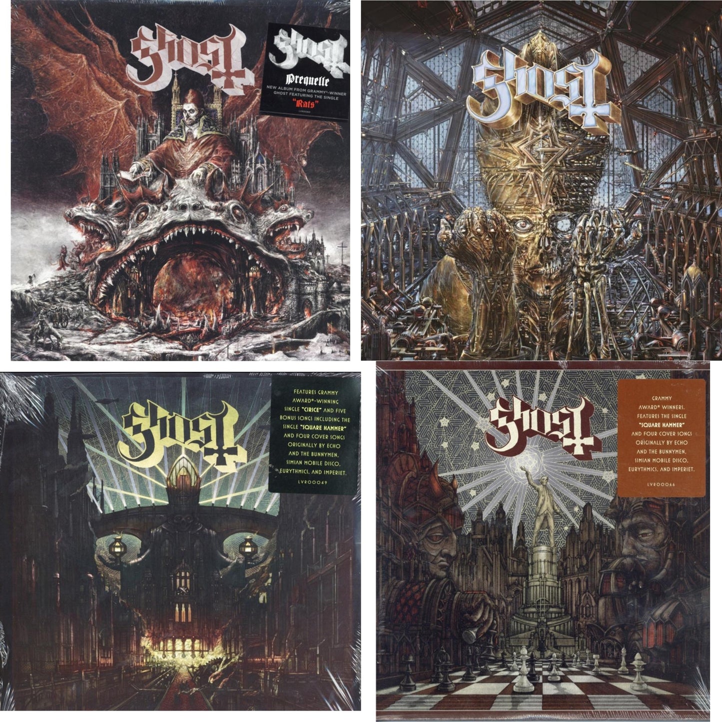 Ghost - Meliora (Deluxe Edition) & Popestar & Prequelle (LP) & Impera