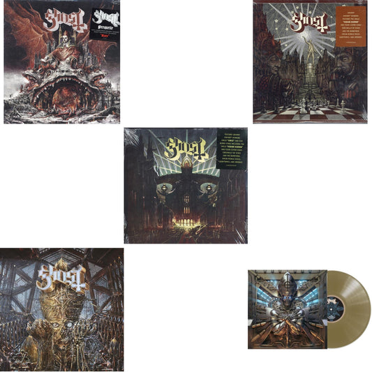 Ghost - Meliora (Deluxe Edition) & Popestar & Prequelle (LP) & Impera & Phantomime (Gold LP Vinyl)