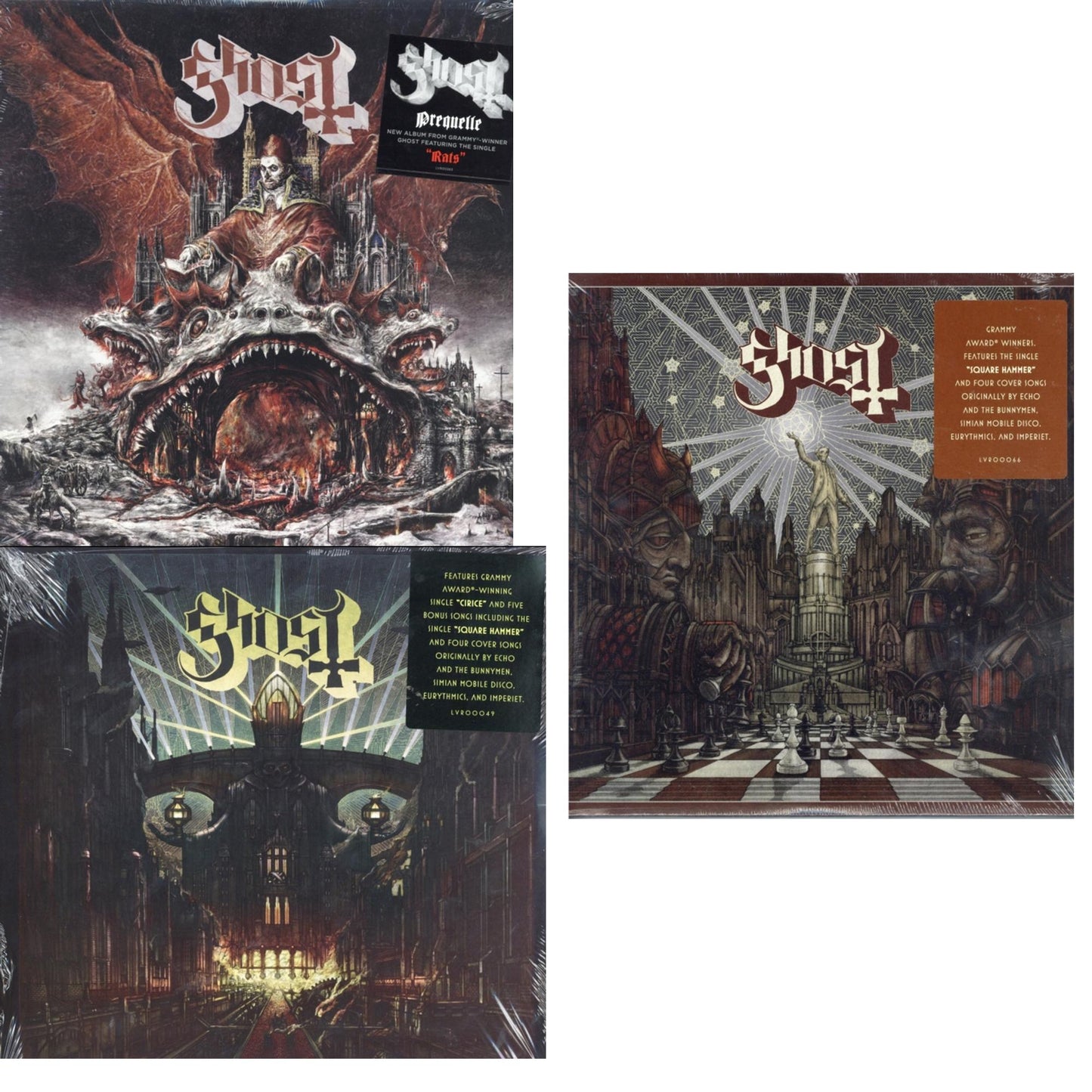 Ghost - Meliora (Deluxe Edition) & Popestar & Prequelle (LP)