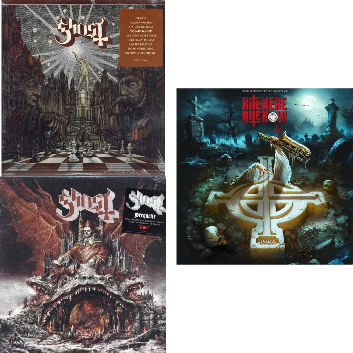 Ghost - Popestar & Prequelle (LP) & Rite Here Rite Now (Ost) (2LP)
