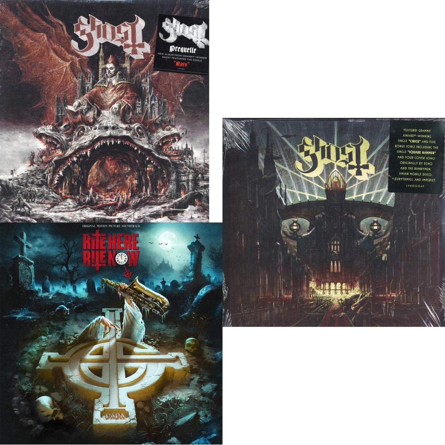 Ghost - Meliora (Deluxe Edition) & Prequelle (LP) & Rite Here Rite Now (Ost) (2LP)