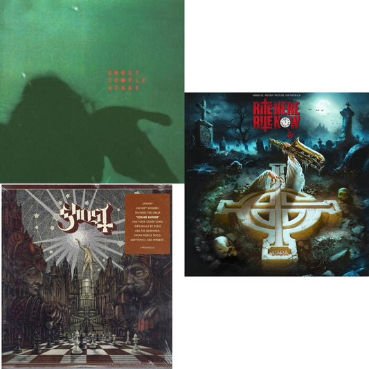 Ghost - Temple Stone (Clear Green LP Vinyl) & Popestar & Rite Here Rite Now (Ost) (2LP)