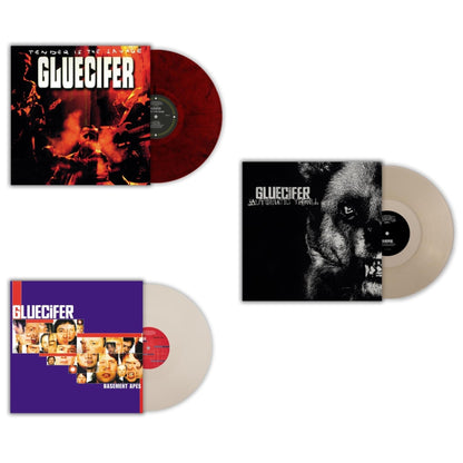 Gluecifer - Automatic Thrill & Basement Apes & Tender Is The Savage - LP Vinyl Bundle