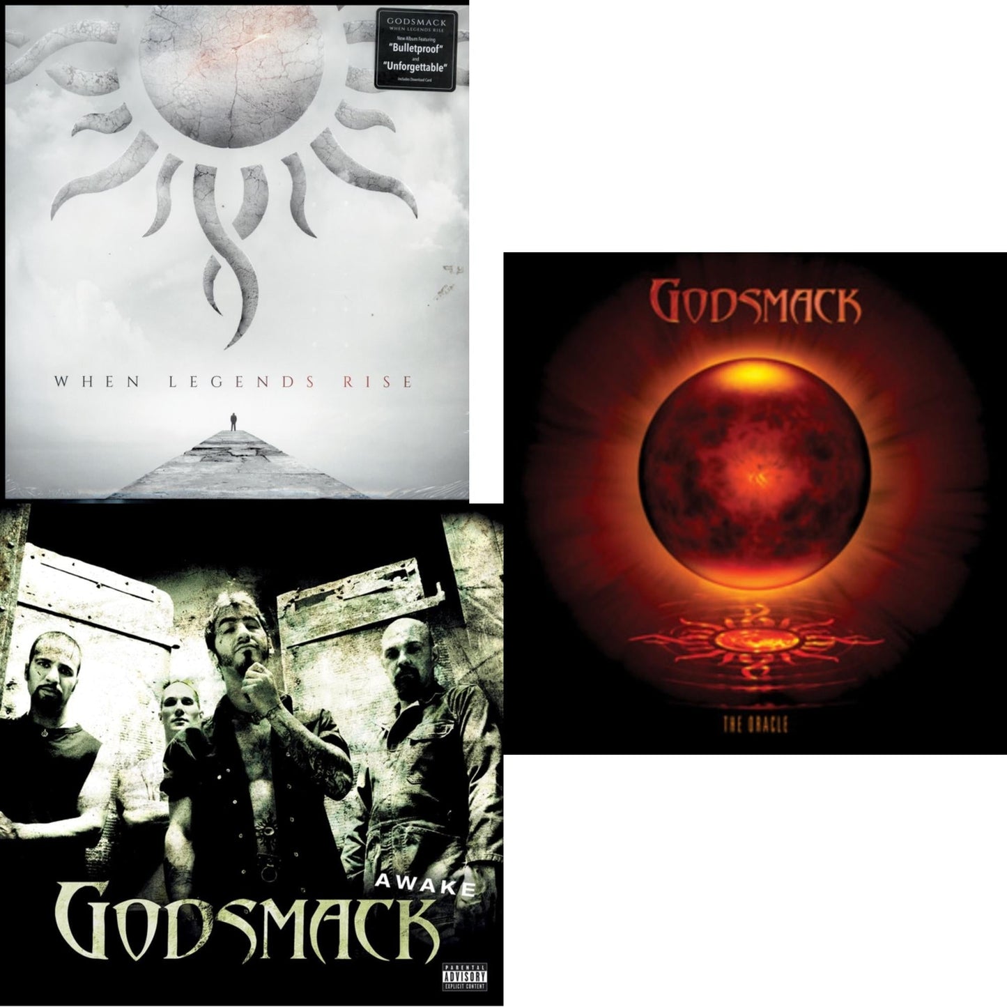 Godsmack - When Legends Rise & Awake (X) (2LP) & Oracle