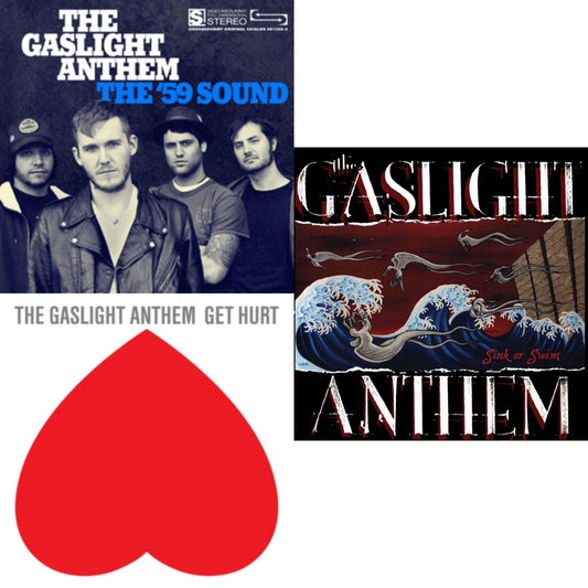 Gaslight Anthem - Sink Or Swim & Get Hurt & 59 Sound - LP Vinyl Bundle