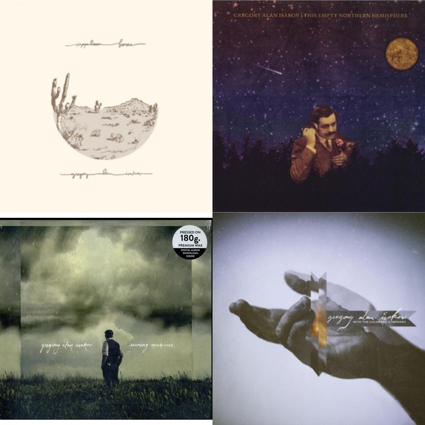 Gregory Alan Isakov - With The Colorado Symphony & This Empty Northern Hemisphere & Evening Machines & Appaloosa Bones (Brown LP Vinyl)