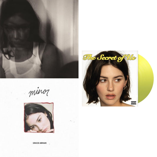 Gracie Abrams - Good Riddance (Deluxe/2LP) & Secret Of Us (X) (Yellow LP Vinyl) & Minor - Ep