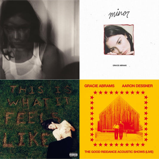 Gracie Abrams - This Is What It Feels Like (X) & Good Riddance (Deluxe/2LP) & Good Riddance Acoustic Shows (Live) (Magenta LP Vinyl) & Minor - Ep
