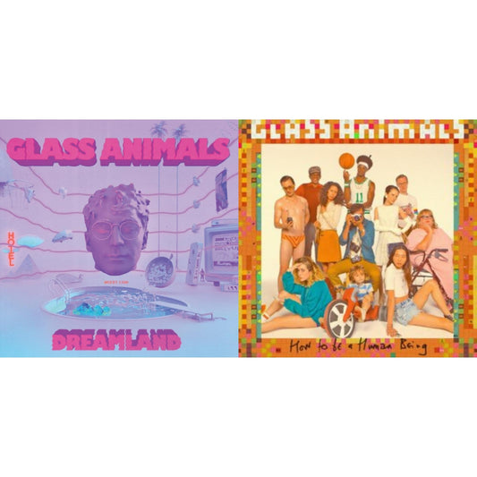 Glass Animals - Dreamland (Glow In The Dark LP Vinyl) & How To Be A Human Being