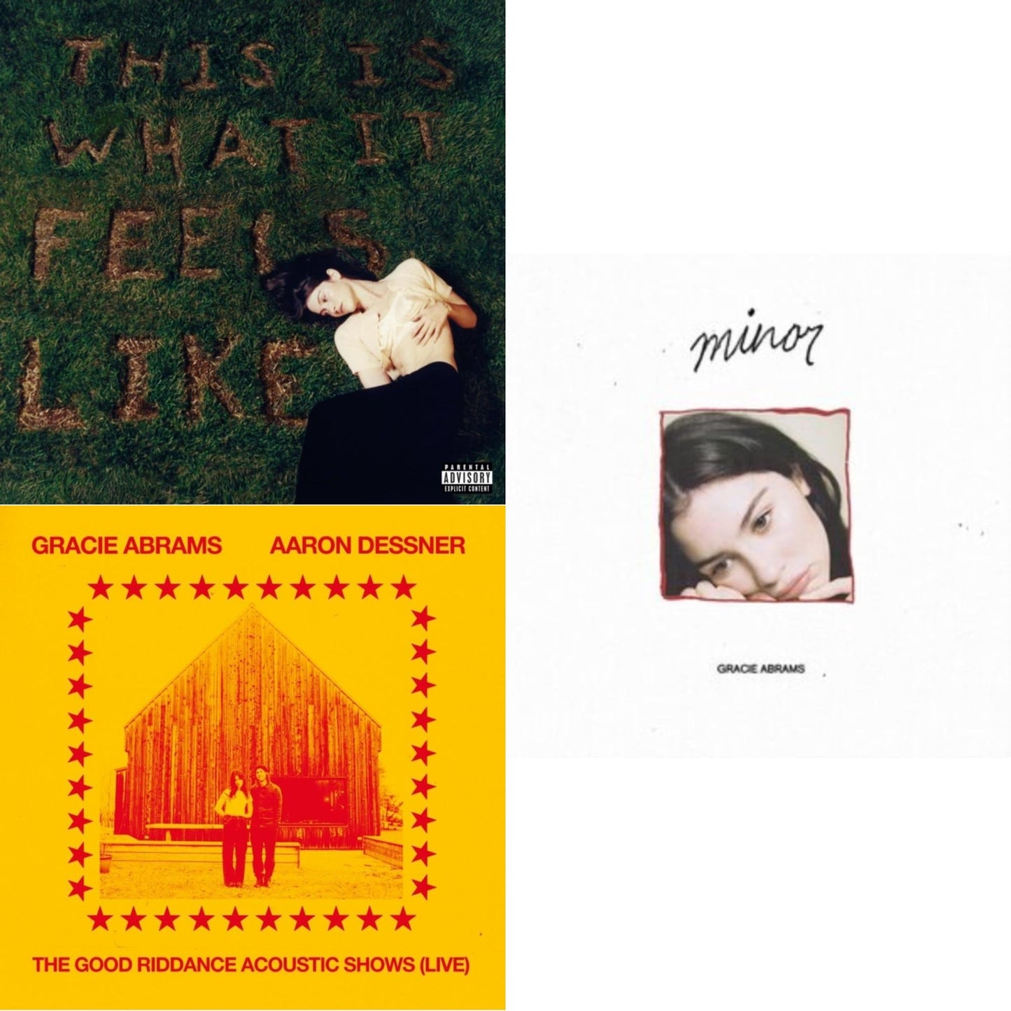 Gracie Abrams - This Is What It Feels Like (X) & Good Riddance Acoustic Shows (Live) (Magenta LP Vinyl) & Minor - Ep
