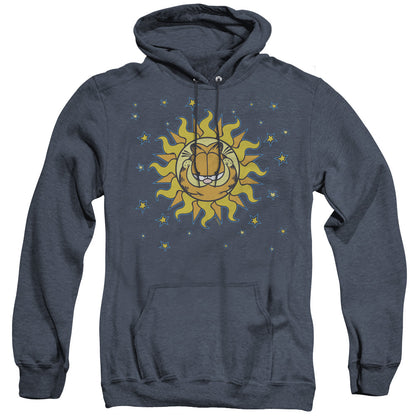 Garfield Celestial Heather Mens Hoodie Navy