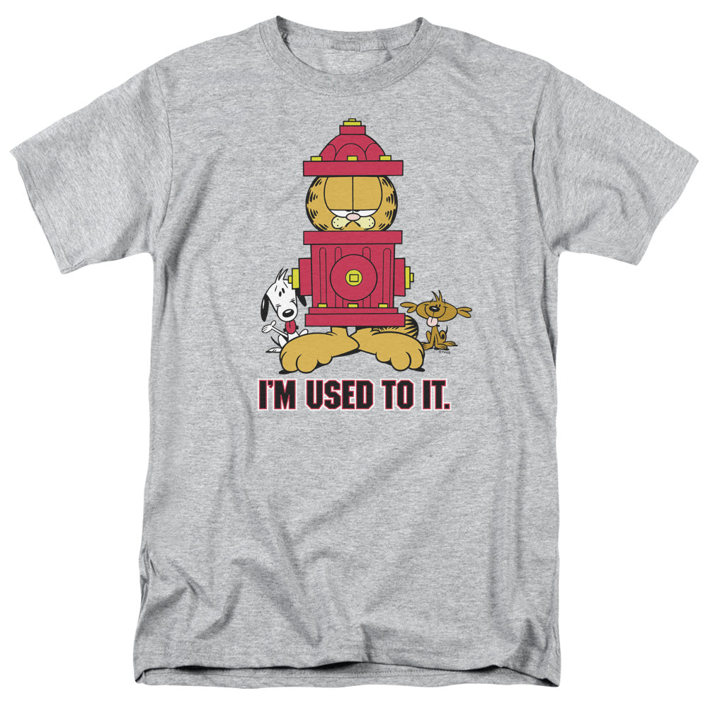 Garfield Im Used To It Mens T Shirt Athletic Heather