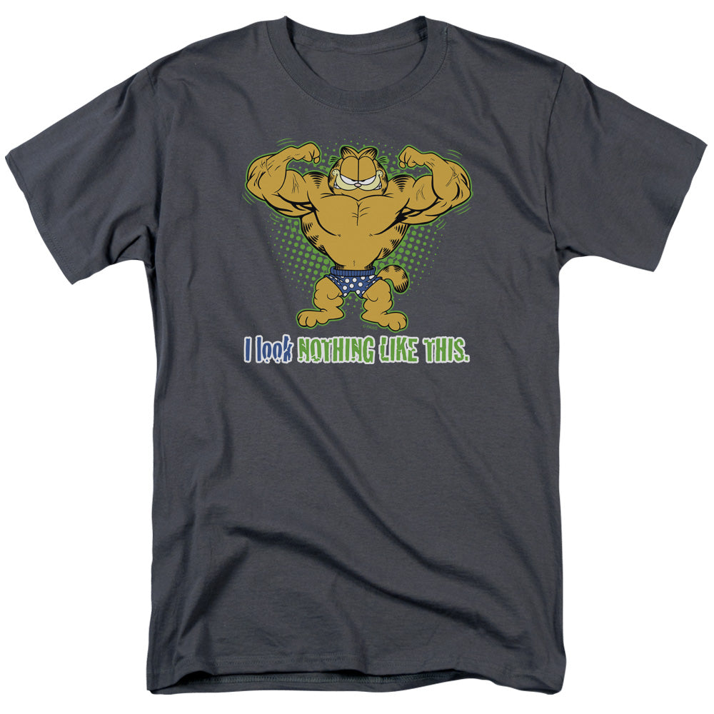 Garfield Nothing Like This Mens T Shirt Charcoal