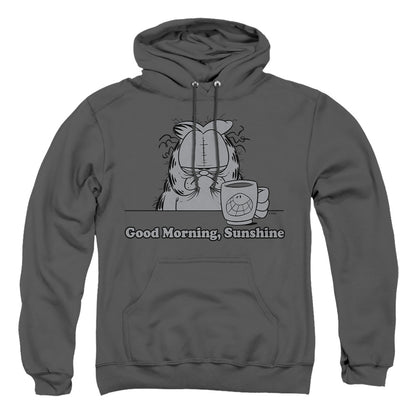 Garfield Good Morning Sunshine Mens Hoodie Charcoal