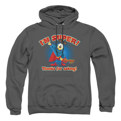 Garfield Super Mens Hoodie Charcoal