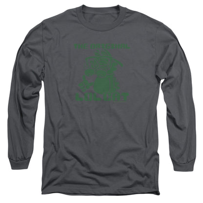 Garfield Og Lol Mens Long Sleeve Shirt Charcoal Officially Licensed