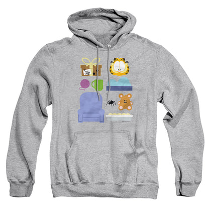 Garfield Gift Set Mens Hoodie Athletic Heather