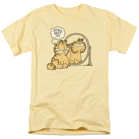 Garfield Still Got It Mens T Shirt Banana