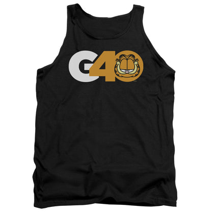 Garfield G40 Mens Tank Top Shirt Black