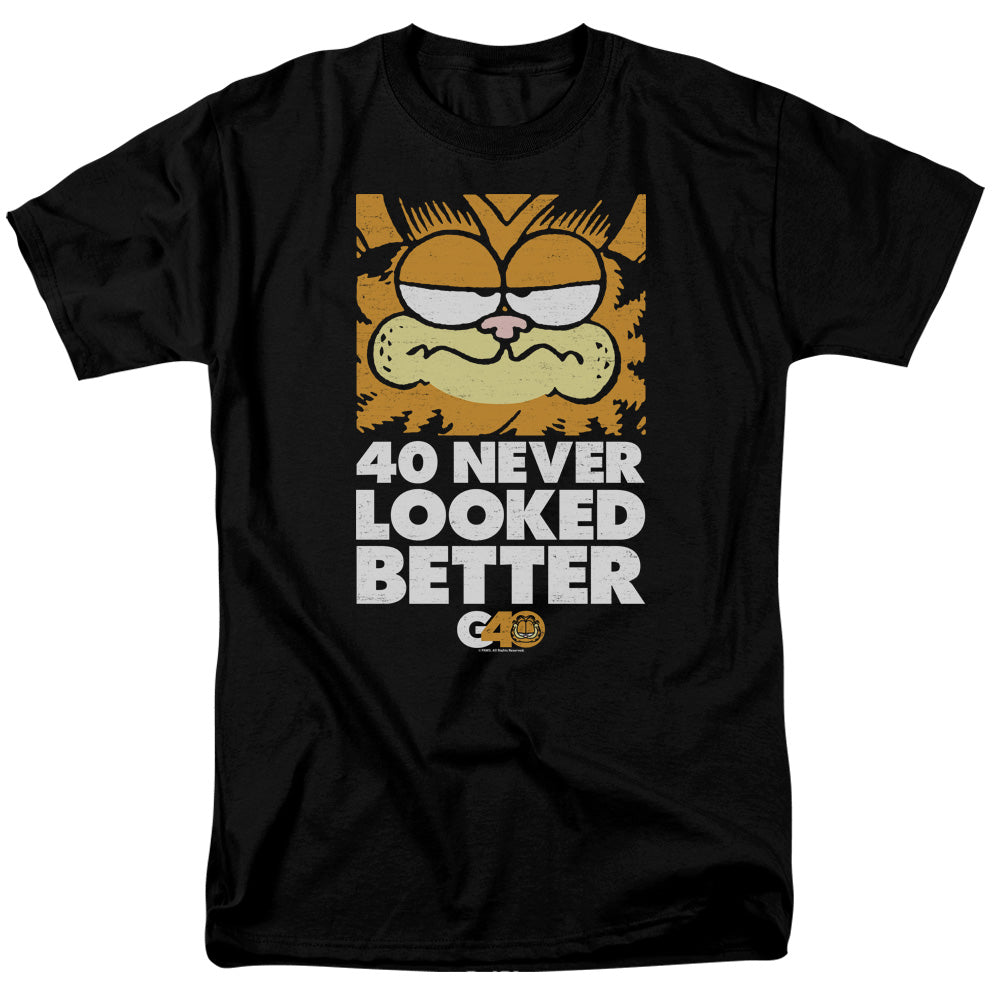 Garfield 40 Looks Mens T Shirt Black