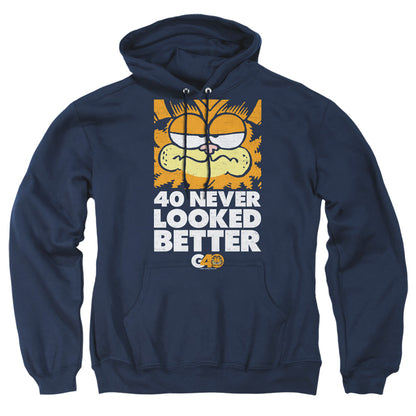 Garfield 40 Looks Mens Hoodie Navy