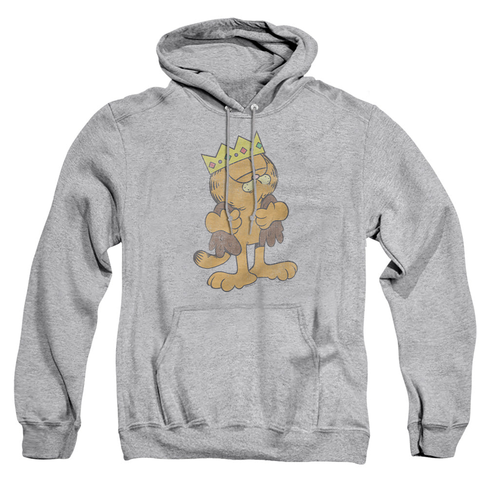 Garfield King Garfield Mens Hoodie Athletic Heather Officially Licensed