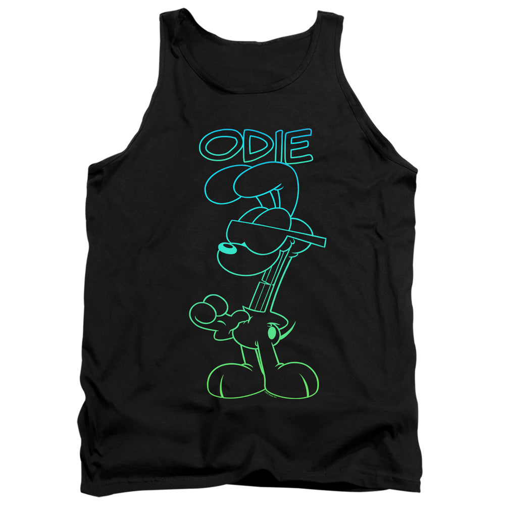 Garfield Hotshot Odie Mens Tank Top Shirt Black