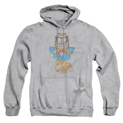 Garfield Dapper Cat Mens Hoodie Athletic Heather Officially Licensed