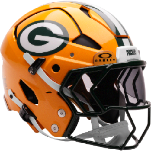 Green Bay Packers Full Size Authentic Axiom Football Helmet - NFL