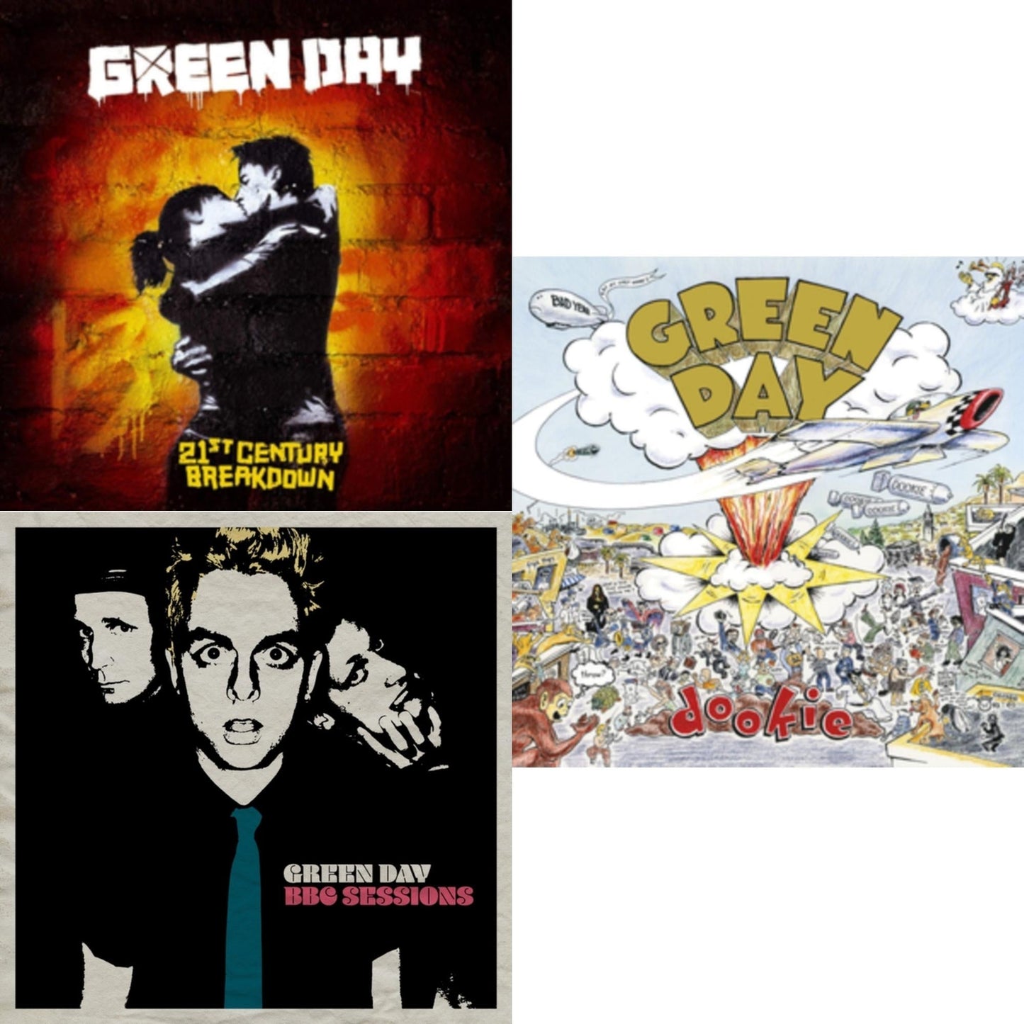 Green Day - Bbc Sessions (X) (2LP) & 21St Century Breakdown & Dookie