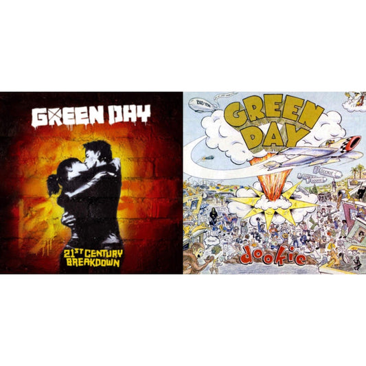 Green Day - Dookie (Picture Disc) & 21St Century Breakdown - LP Vinyl Bundle