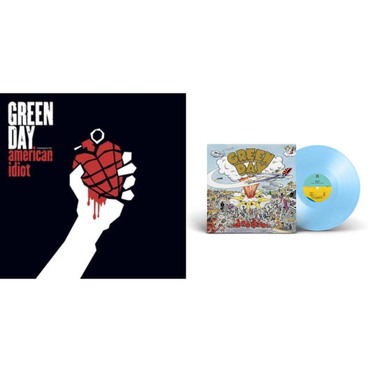 Green Day - Dookie (X) (Baby Blue LP Vinyl) & American Idiot (W/Poster)